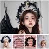 Повязка на голову с перьями Богини, Звездные Лолита Заколки для волос, Креативный Обруч для волос с крыльями Ангела, Женские/Девочки