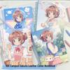 Школьный аниме-блокнот Sakura Campus Girl в твердом переплете с мультяшной кожаной обложкой