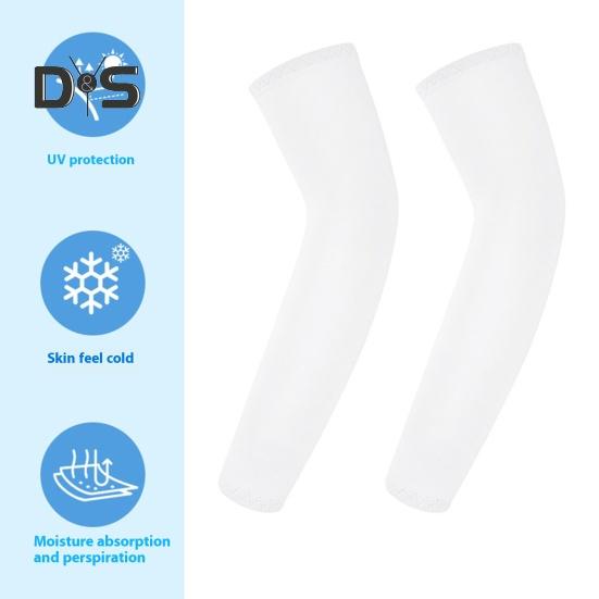 Рукава для детей Защита от ультрафиолетового излучения Охлаждающие компрессионные рукава для мальчиков и девочек Летние тонкие нарукавники для бега, езды на велосипеде, спорта на открытом воздухе