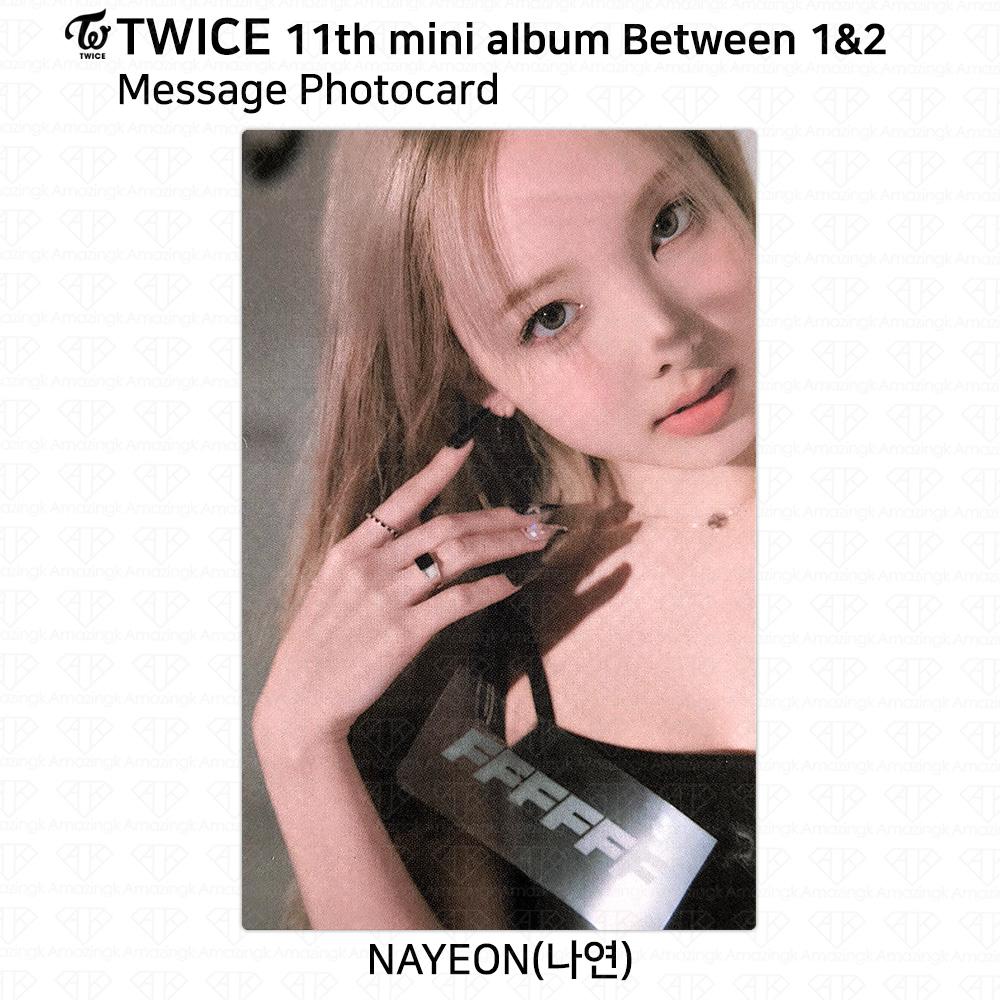 Twice 11-й мини-альбом между 1 и 2 Наён, фотокарточка, открытка, наклейка Polaroid POB