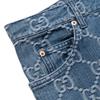 Gucci Джинсы прямого кроя со средней посадкой и жаккардовым узором GG 623953-XDCXD-4632