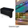 Warm White LED Solar Lamp Path Stair Outdoor Garden Lights Waterproof Solar Power Balcony Light Decoration for Patio Stair Fence