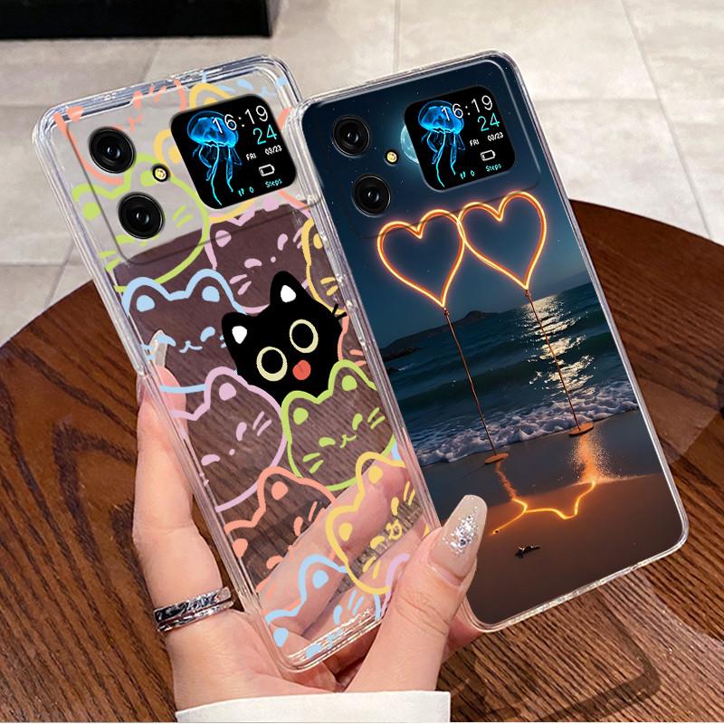 Ins New Fashion Phone Case For Cubot A20 Clear Soft Case Funy Fluffy Kitten Silicone Shockproof Cover For Cubot A20 Casing