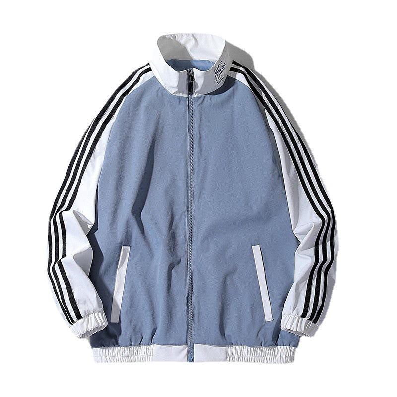 Spring and Autumn Clothing Youth Thin Stand-Up Collar Sports Casual Trend Baseball Clothing