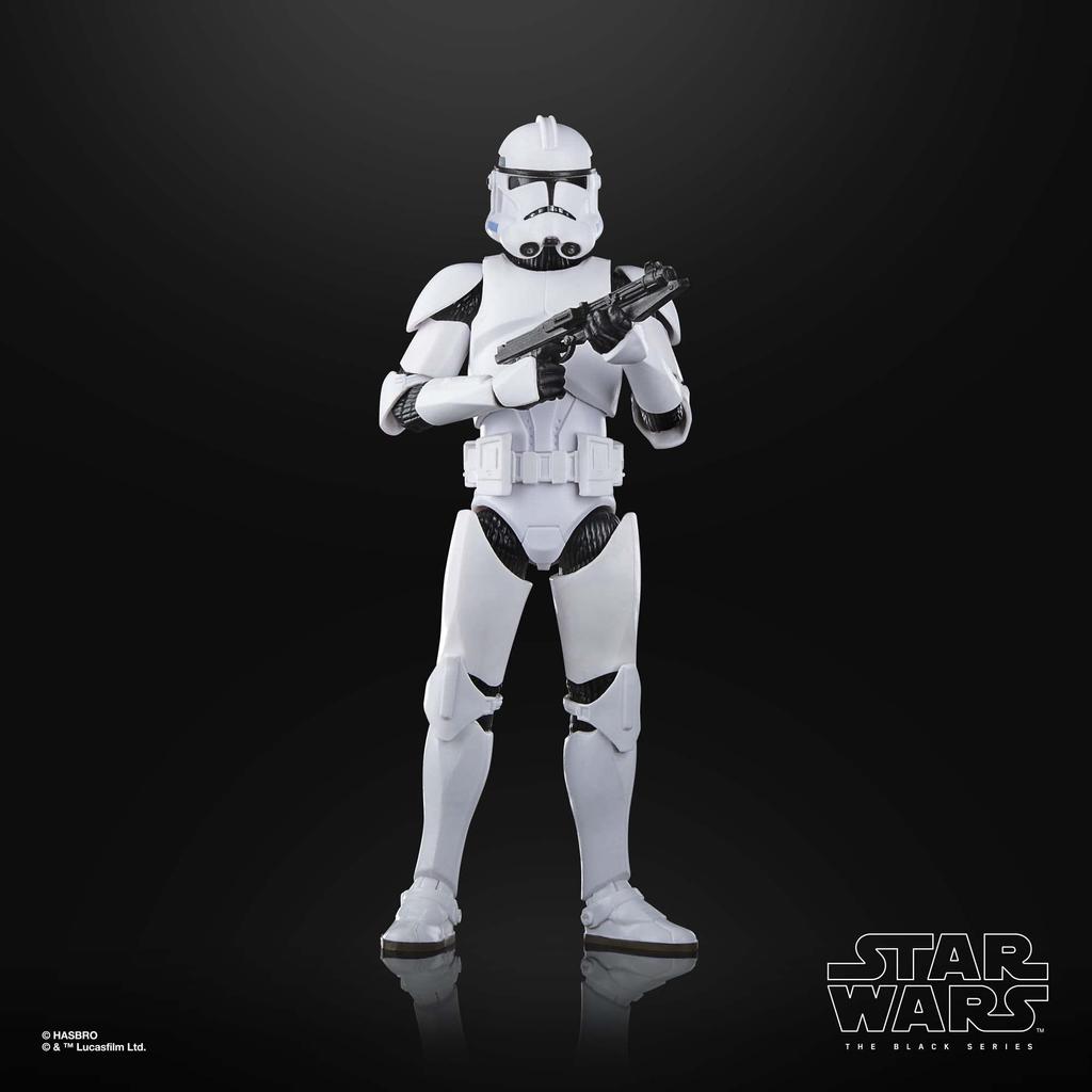 Hasbro Star Wars STAR WARS Black Series Phase II Clone Star Wars 6 Inch Size Action for Ages 4 and Up F7105 Genuine Product Trooper, Wars/Clone (15
