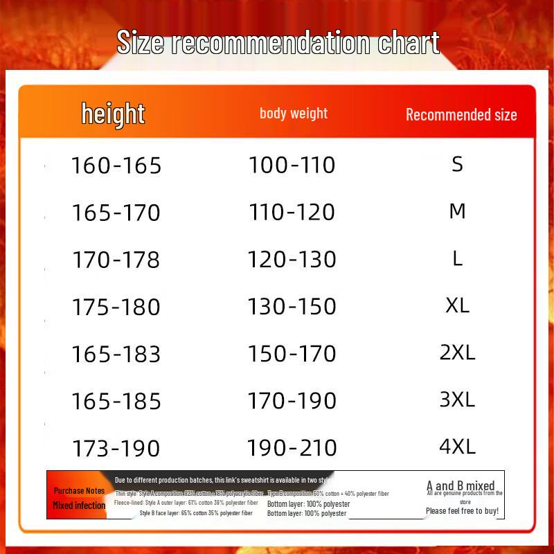 JEANSWEST Men's Fleece Lined Round Neck Sweatshirt