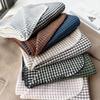 Thickened Warm Double Sided Two Color Houndstooth Scarf Imitation Cashmere New Overlock Shawl Scarf