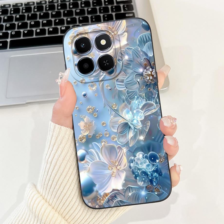 Чехол для Honor X6c Новая Мода Мультяшный Люксовый Девичий Рисунок Funda Для Huawei Honor X6C X6 C X 6C Чехол Матовый Жидкий Силикон