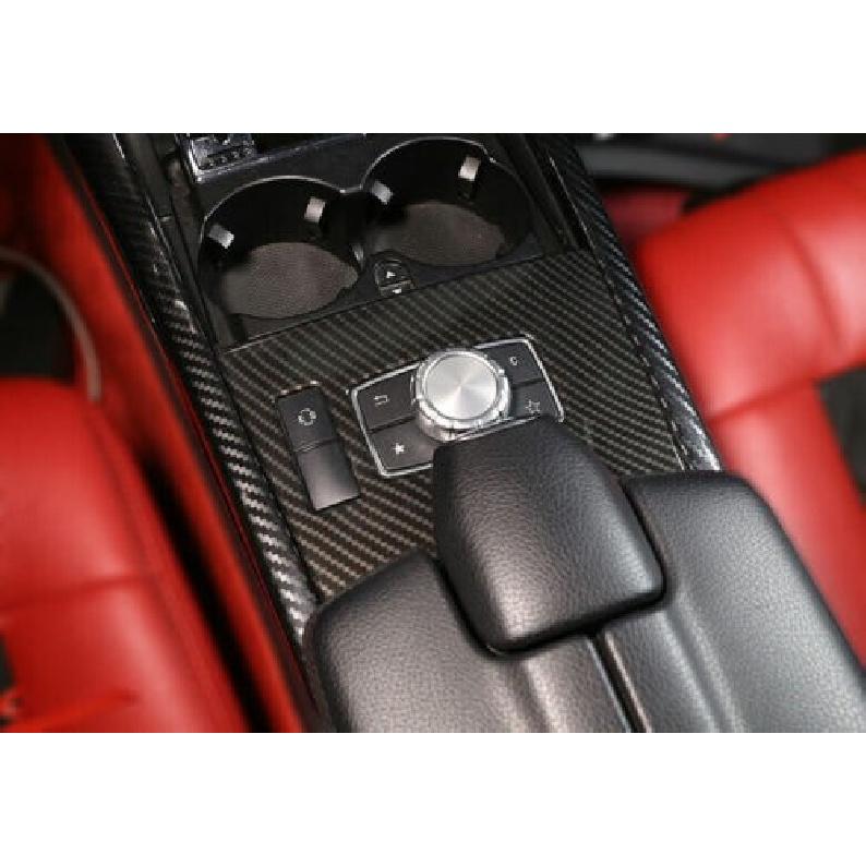 Carbon Fiber ABS Gear Shift Trim Central Console For Benz E-Class 2014-2015 1PCS