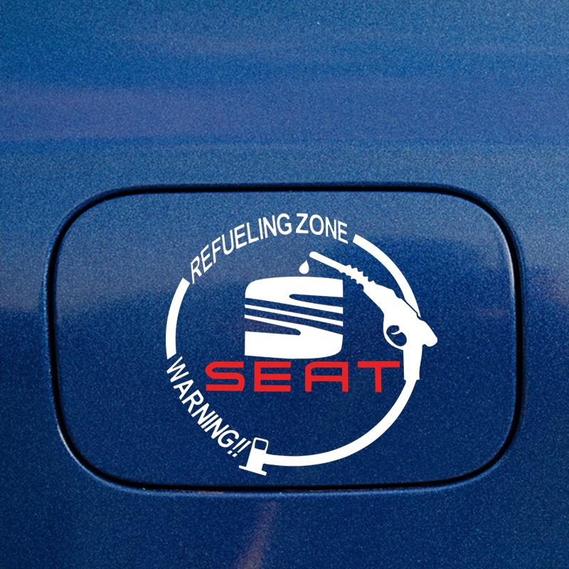 Виниловая светоотражающая наклейка на крышку бензобака, аксессуары для SEAT Leon MK1 MK2 MK3 5F Ibiza 6L 6J Altea Arona Tarraco Cupra Cordoba