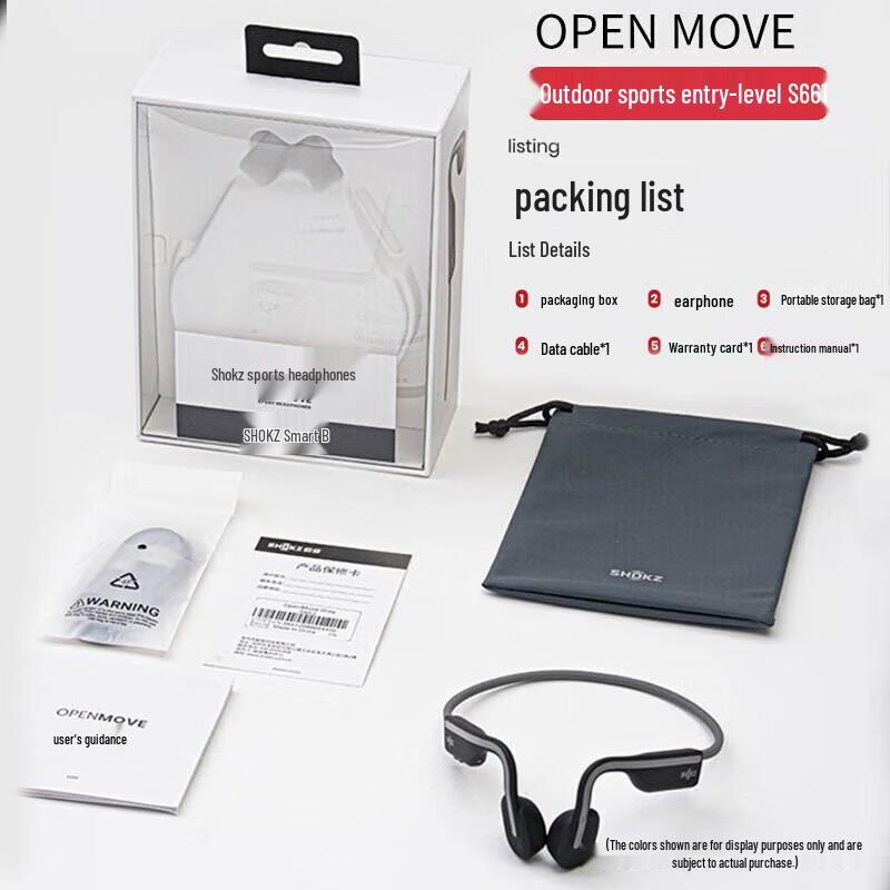 SHOKZ OpenMove S661 Спортивные наушники с костной проводимостью