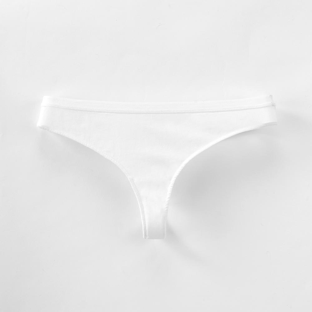 Женское нижнее белье из хлопка, молодежные сексуальные стринги, невидимые бикини