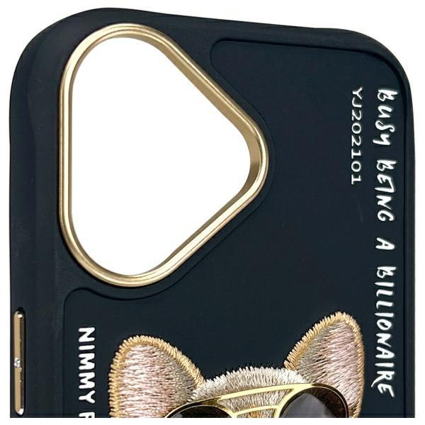 Etui do iPhone 16 Nimmy Cool Dog Czarne