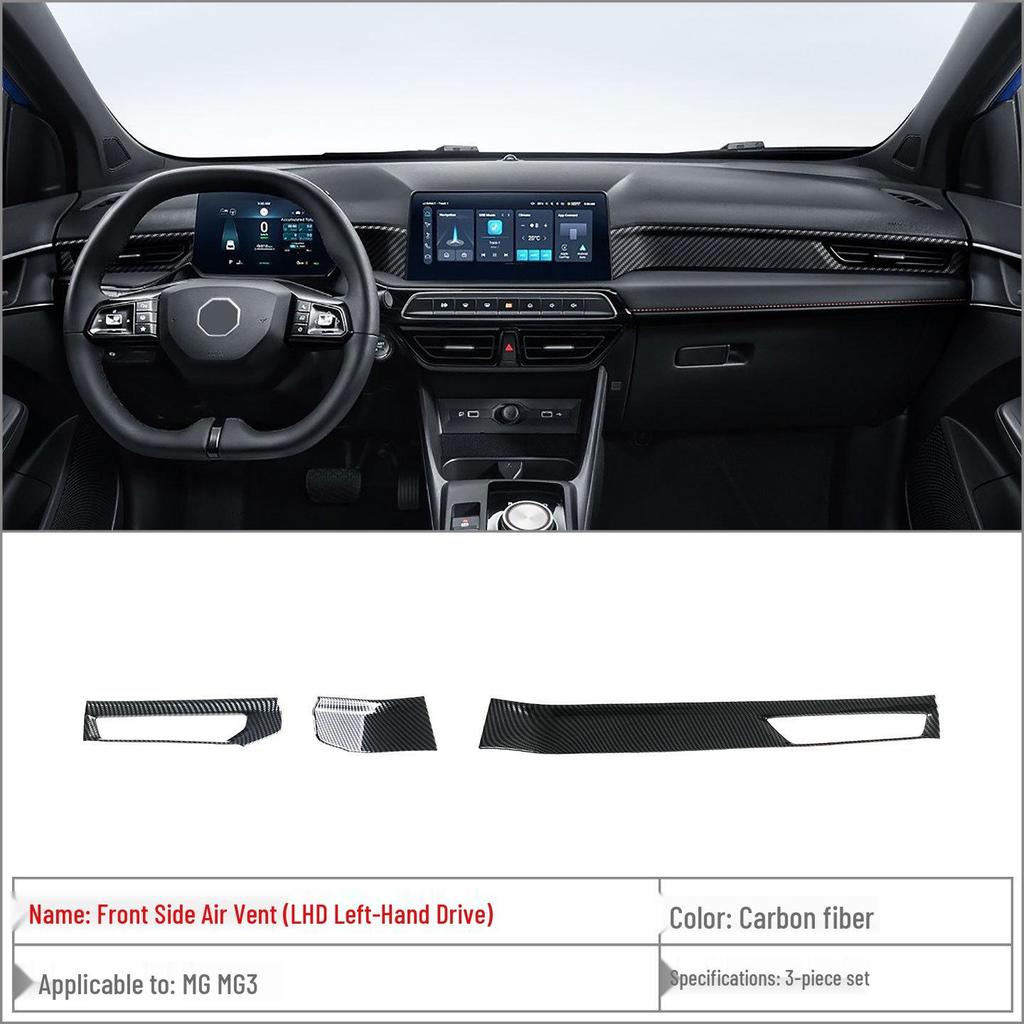 2024 MG3 Front AC Vent Trim & Center Console Decorative Panel Upgrade