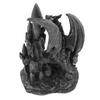 Dragon Statue Sculpture UV Protection Coating Resin Dragon Figurines Decoration for Halloween Prop