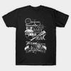 Asian Size Men Black Print T-shirt Heading To Sunnydale Fandom Motto No-Cut Heat Transfer Print Cotton Tshirt
