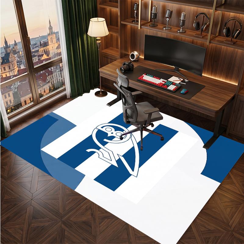 Sheffield Wednesday Football Print Crystal Velvet Rug, Comfortable Water Absorbent Non Slip Indoor Floor Carpet