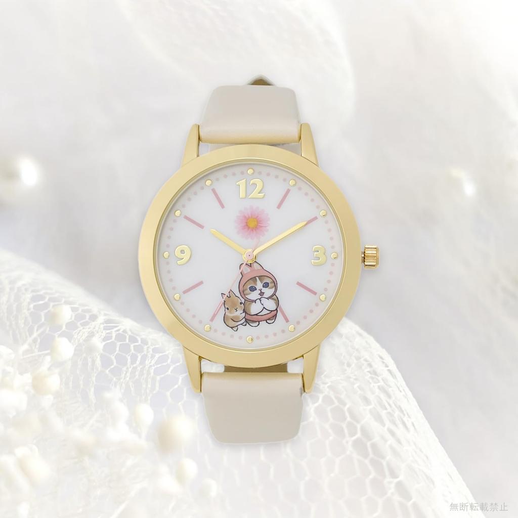 Часы Mofusand Rabbit White Leather Band [Fieldwork] MSD002-1 женские