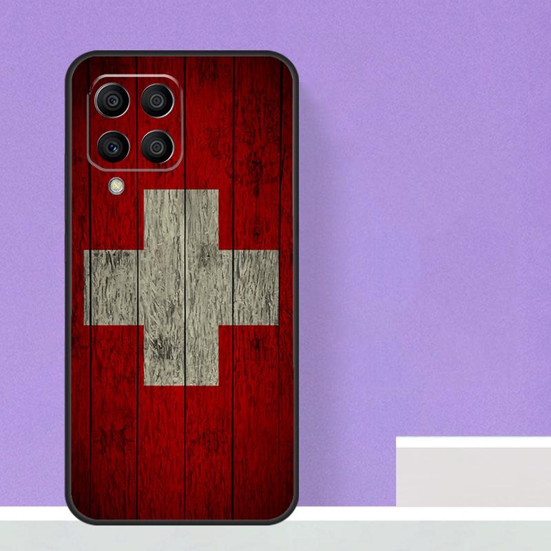 Швейцария Швейцарский флаг Чехол для Samsung Galaxy M16 M11 M21 M31 M20 M23 M54 M14 M34 M13 M52 M32 M12 M36 M56 M15 M55