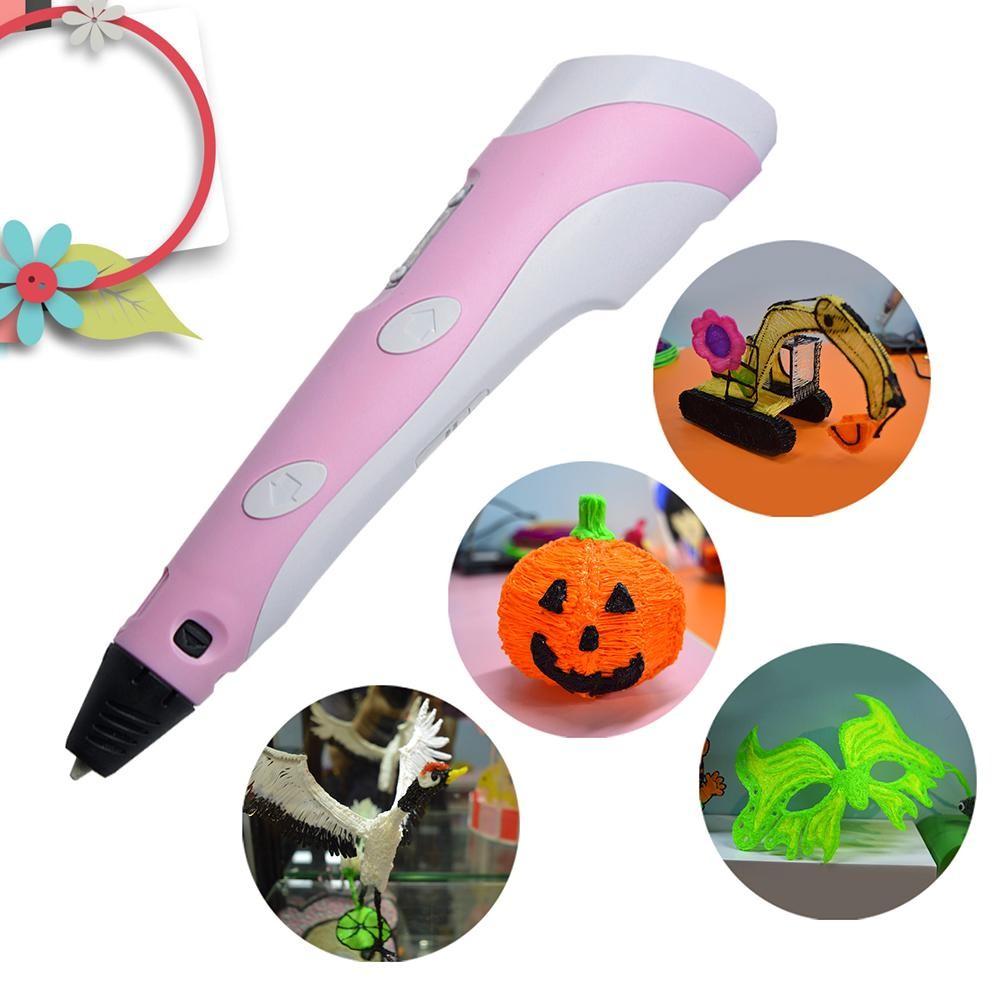 3D ручка с 12 цветами PLA-пластика в подарок детям и студентам