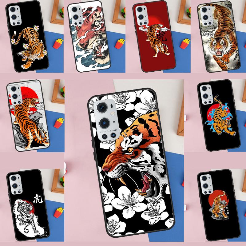 Japanese Tiger Funda For OnePlus 13 13R 12 12R 11 10 Pro 8T 10T OnePlus Nord 4 CE 2 3 Lite N10 N20 N30 Case