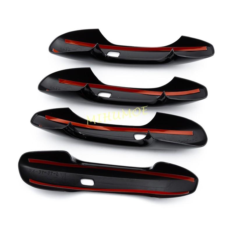 For Mercedes Benz GLC X254 C254 C Class W206 S206 X206 Car Door Handle Trim Cover Frame Exterior Accessory 4 Smart Keyholes 4Pcs