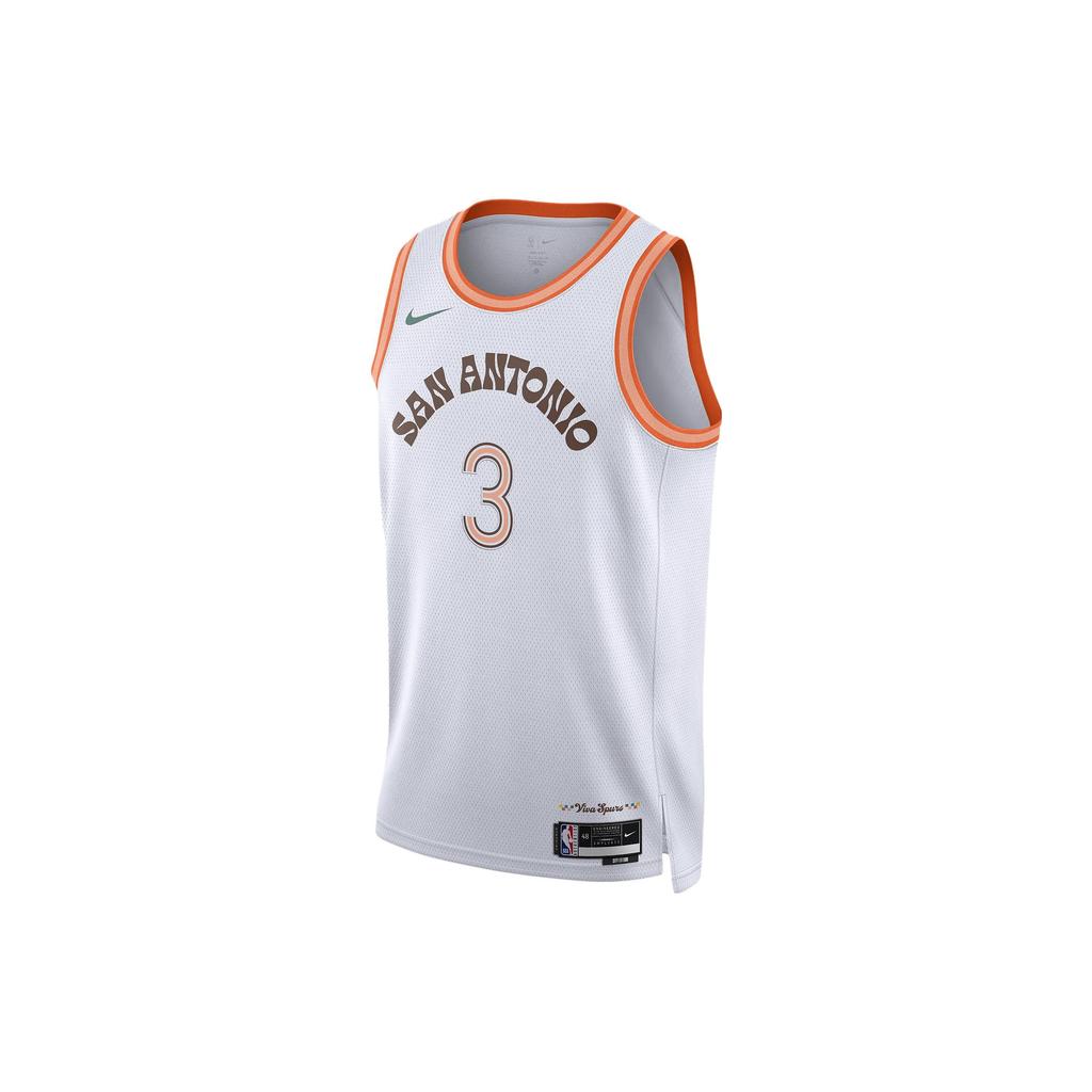 Nike Келдон Джонсон Сан-Антонио Спёрс Городская форма 2023/24 Мужская Nike Dri FIT НБА Свингмен Джерси DX8519-100