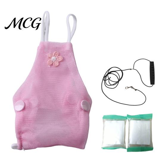 Parrot Travel Harness Diaper Clothes with Leash, Flight Diaper, Reusable Nappy Clothes, Outdoor Training for Parakeet Budgies Conure Lightweight