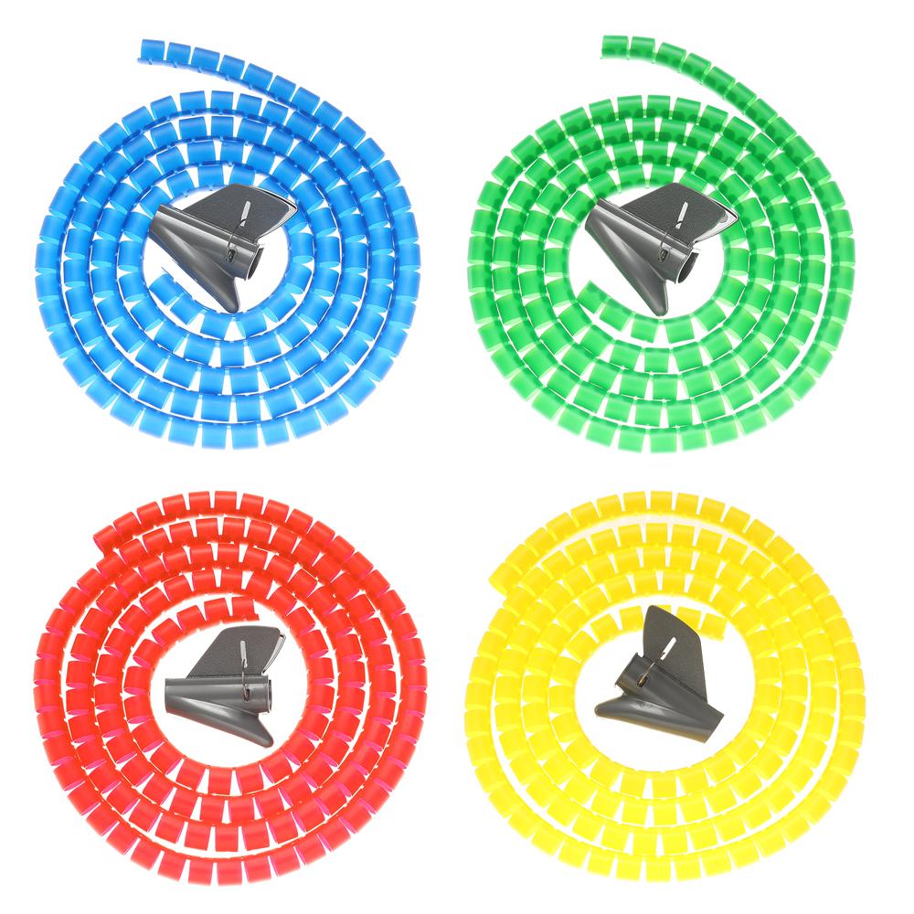 Гибкий спиральный органайзер для кабелей для организации кабелей без спутывания