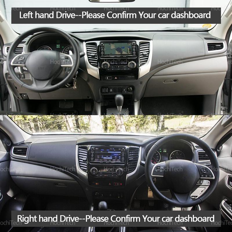 For Fiat Fullback 2016- Dashboard Cover Avoid Light Anti-Slip Anti-dirty Mat Pad Sunshade Dashmat Protect LHD RHD