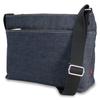 Shoulder Bag Okayama Denim A4 Multiple Storage Crossbody Indigo Blue [Need Network] Women's