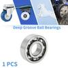 Motoforti 6203 Deep Groove Ball Bearings P6 17x40x12mm Lubricated Bearings Open Type Silver Tone Scooter Skateboard Wheel