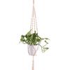 Garden New Hemp Holder Basket Plant Pot Rope Hanging Macrame Hanger Cord Jute