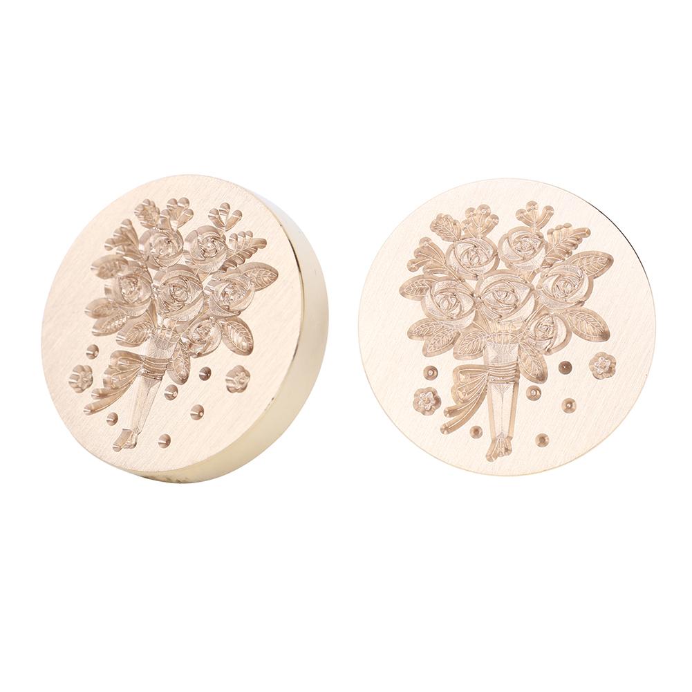 Розарий Ретро печать сургучная печать головка огненная краска для приглашения подпись