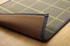 Ikehiko Igusa Tatami Mat Igusa Kitchen Mat Check 43 x 180 см Серый Изготовлен из отечественного тростника Простой дизайн Прибл.. Нескользящий #8239710