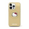Hello Kitty Leather Kitty Head Magsafe - Etui Iphone 15 (Złoty)