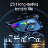 P20 Bluetooth 5,3 гарнитура для мотоциклетного шлема Музыкальный домофон Велосипедная Bluetooth-гарнитура Водонепроницаемая 300 м Intercomunicador Динамик Наушники