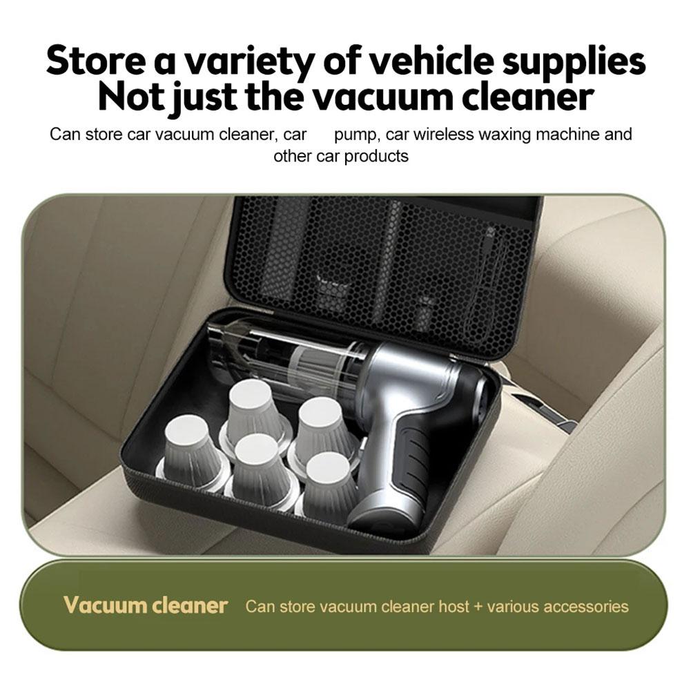 Сумка для хранения автомобильного пылесоса, портативный воздушный насос, пылезащитная сумка, зарядное устройство для наушников, коробка для хранения кабеля передачи данных, органайзер, чехол для переноски