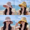 Летняя шляпа от солнца с широкими полями и бантом для женщин для повседневной носки на открытом воздухе