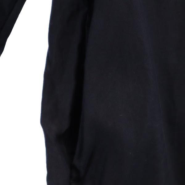 YAECA Silk Long Sleeve Shirt One Piece M Navy System Women Used