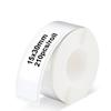 Label Maker Tape for Mini Label Printer, 1 Roll (210Pcs In Total) Thermal Sticker Labels Waterproof Anti-Oil Paper White 15 * 30mm (0.59 X 1.18 Inch)