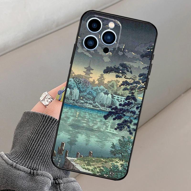 Подходит для Apple IPhone13 Mini Чехол для мобильного телефона Ukiyo-e Japanese Art Чехол для мобильного телефона Hair Painting Anti Drop