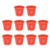 10PCS Planting Basket Plant Cultivation Basket Plastic Hydroponic Planting Mesh Cup for Garden