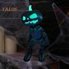 3D Printed Pumpkin Man Figurine Movable Joints Halloween Spooky Pumpkin Figure Luminous Articulated Pumpkin Model Toy Desktop Decoration Ornament