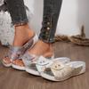 Модные женские тапочки-клинья 2025 Лето Дизайнерская обувь для женщин Высококачественные сандалии на платформе Модные повседневные шлепанцы Слайды Женские