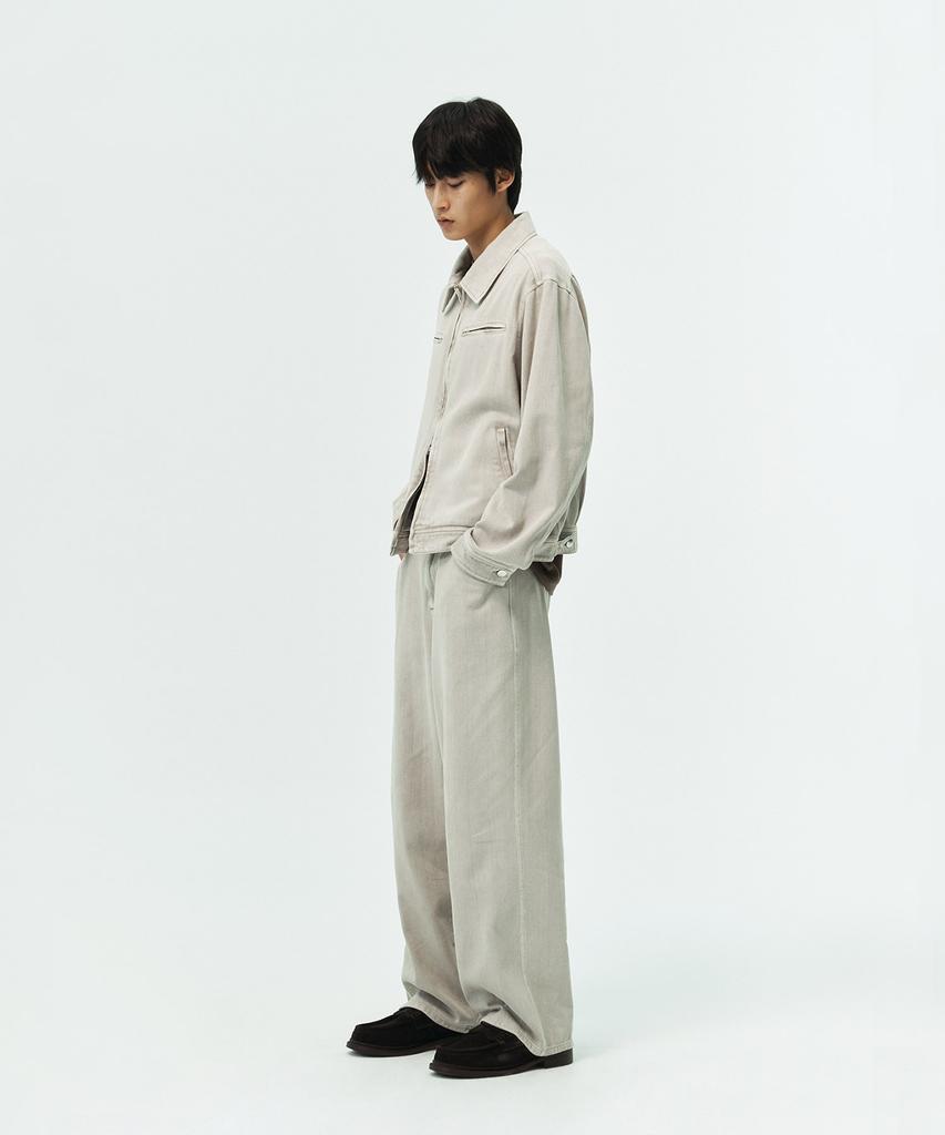 Blankroom Garments Dyed Jacket_Dust