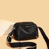 Leather Small Bag Women'S Soft Leather Oblique Span Bag Casual Shoulder Bag Large Capacity Fashion Satchel Oblique Backpack