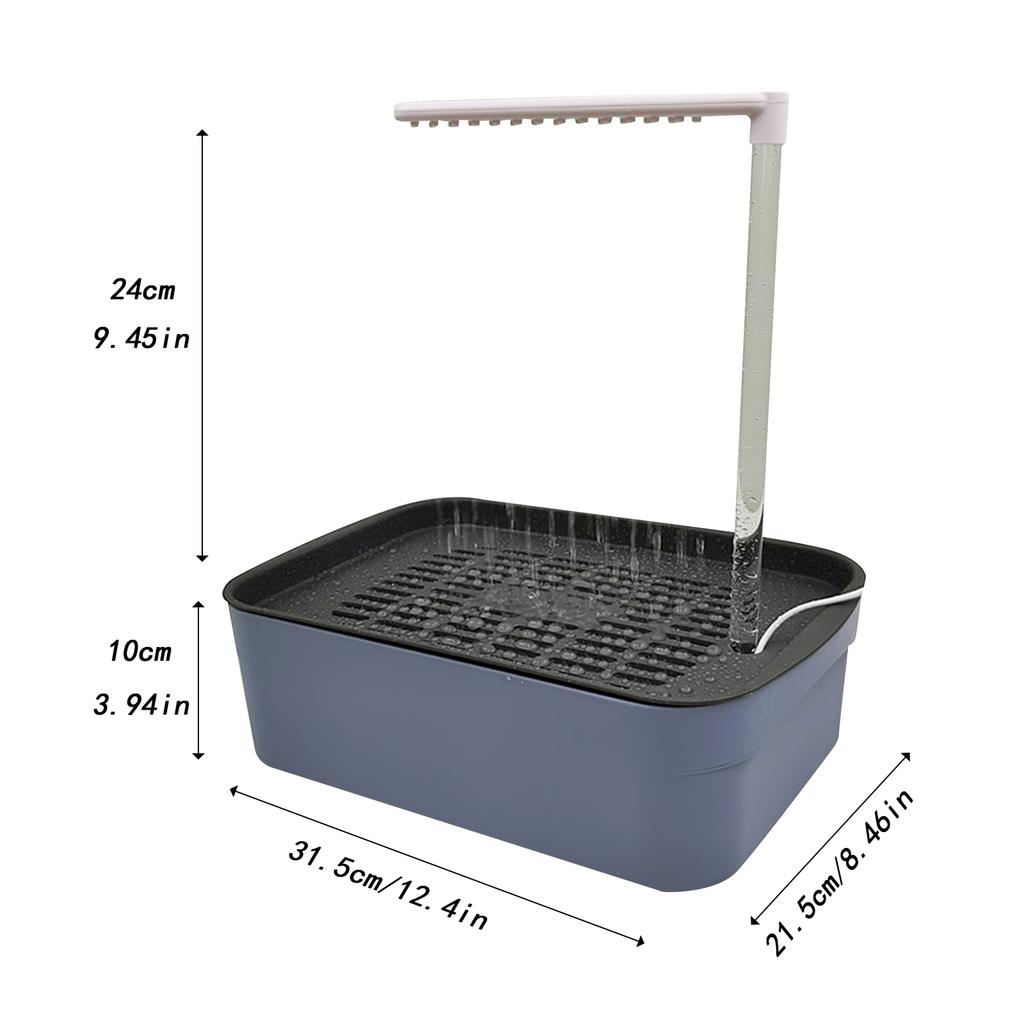 Parrot Bathtub Accessory Automatic Water Circulation for Cockatiel Parakeets Bird Bath Electric Shower Basin