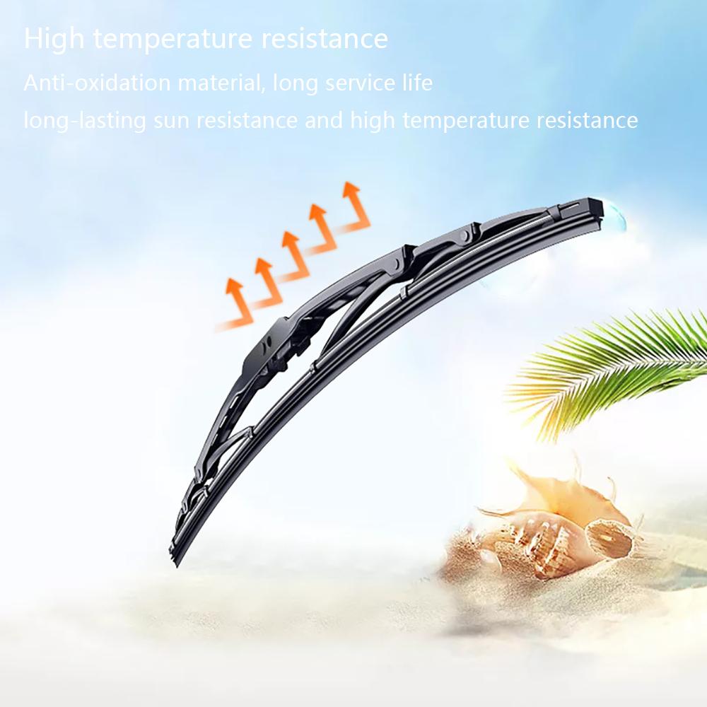 2Pcs 18" Inch Bone Windshield Wiper Set Black Fits Most Vehicle Car Accessories