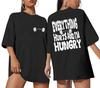 Мужская хлопковая футболка с принтом штанги Streetwear Повседневная Фитнес Мышцы Черная - Мужская Летняя Хлопковая Футболка с Графикой